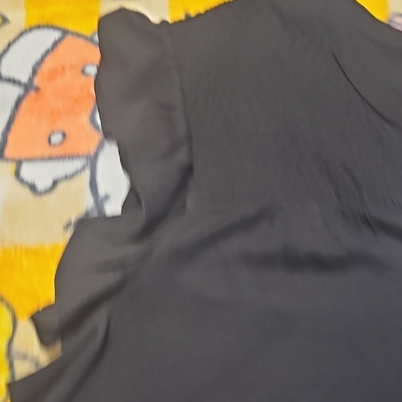 Philosophy Women's Black Ruffle Blouse - Picture 6 of 8